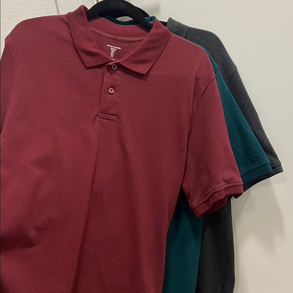 3 pack Polo Shirt Amazon Essentials